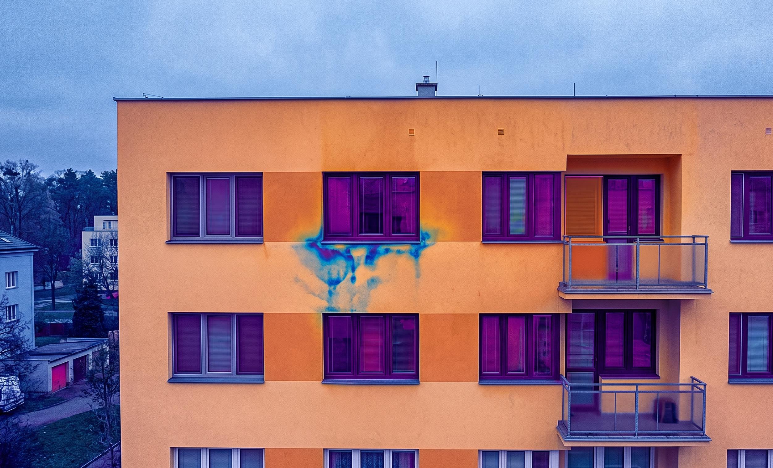 Fasáda BD — vlhkost